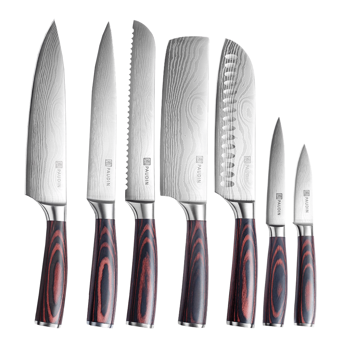 PAUDIN NS7 Professionele Messenset met Japans Design