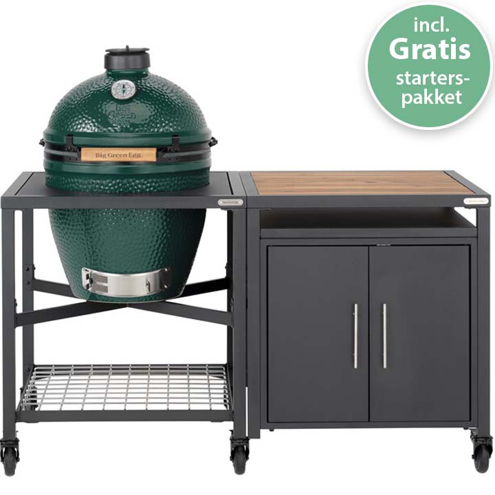 Big Green Egg Large + Modulair tafelsysteem (2)