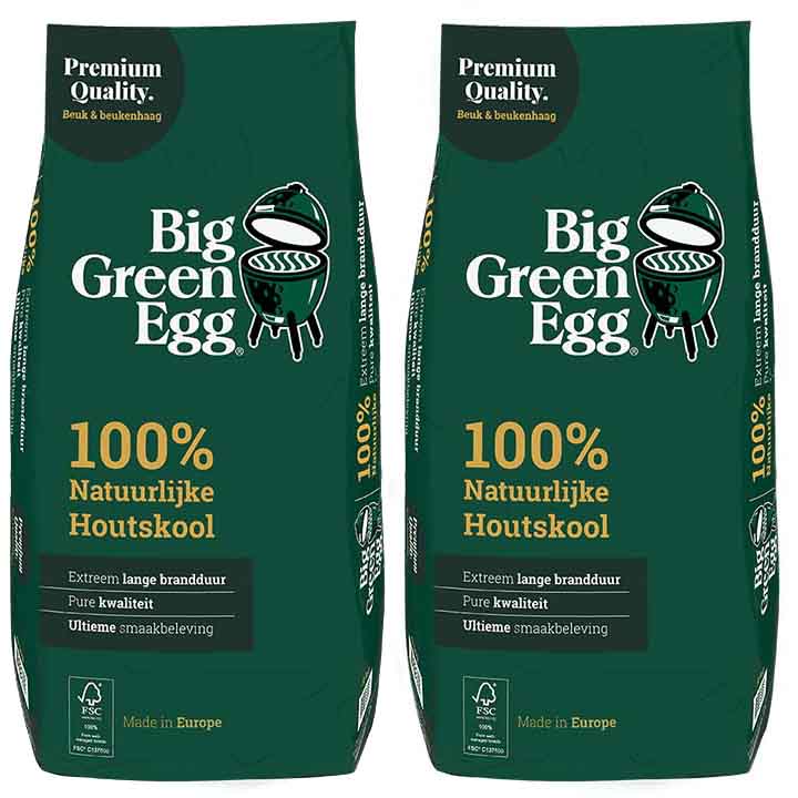 Big Green Egg Houtskool 9 kg 2x