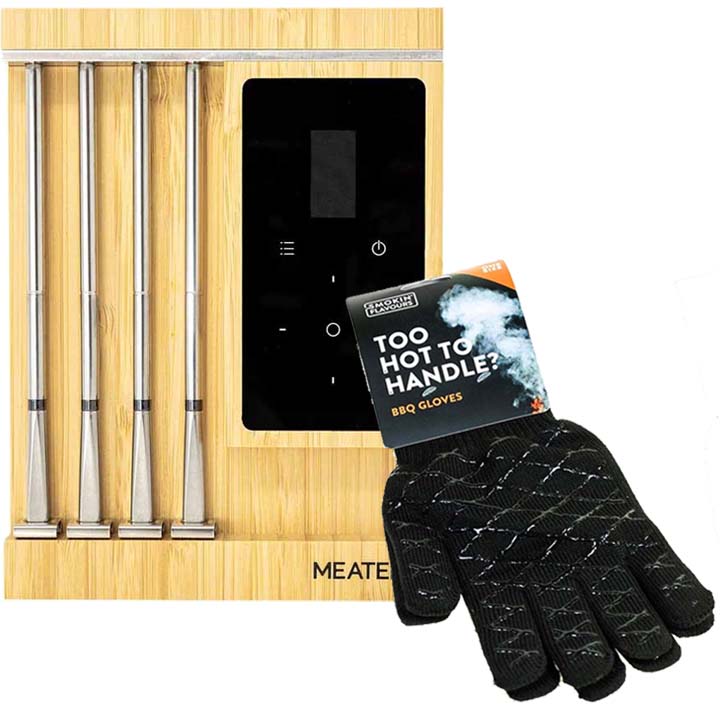 Meater Block PRO XL Meater Pro DUO (Gratis 2 stuks Smokin, Flavour Handschoenen)