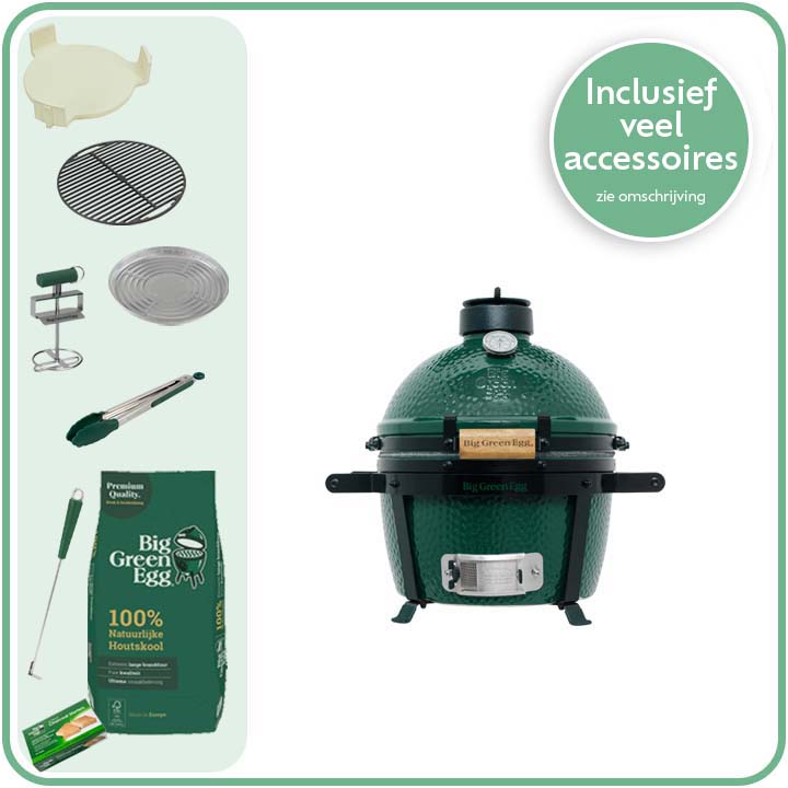 Big Green Egg MiniMax incl. veel accessoires