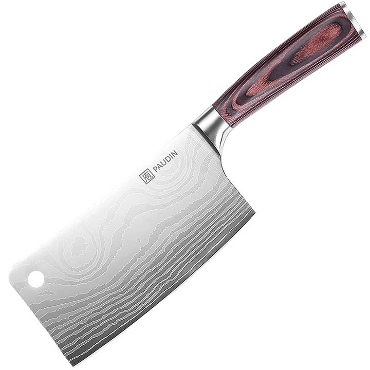 PAUDIN N11 Professioneel RVS Chinees Koksmes 18 cm