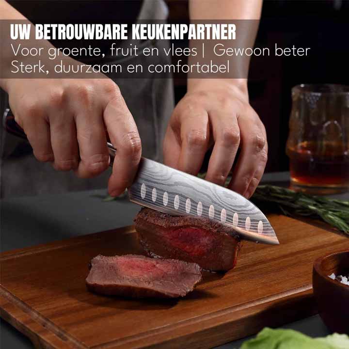 PAUDIN N16 Santoku Mes – Universal (13 cm)