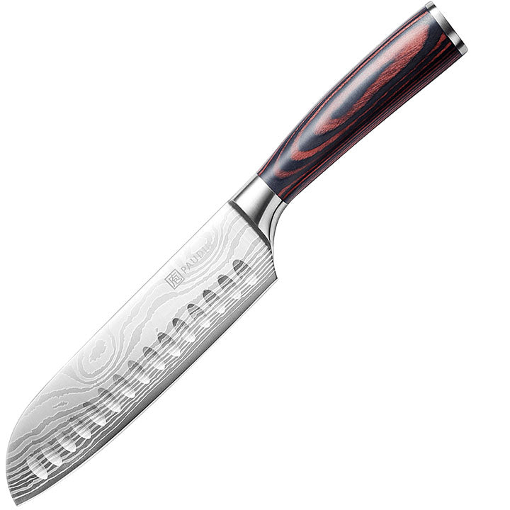 PAUDIN N5 Professioneel RVS Japans Santoku Mes 17,5 cm
