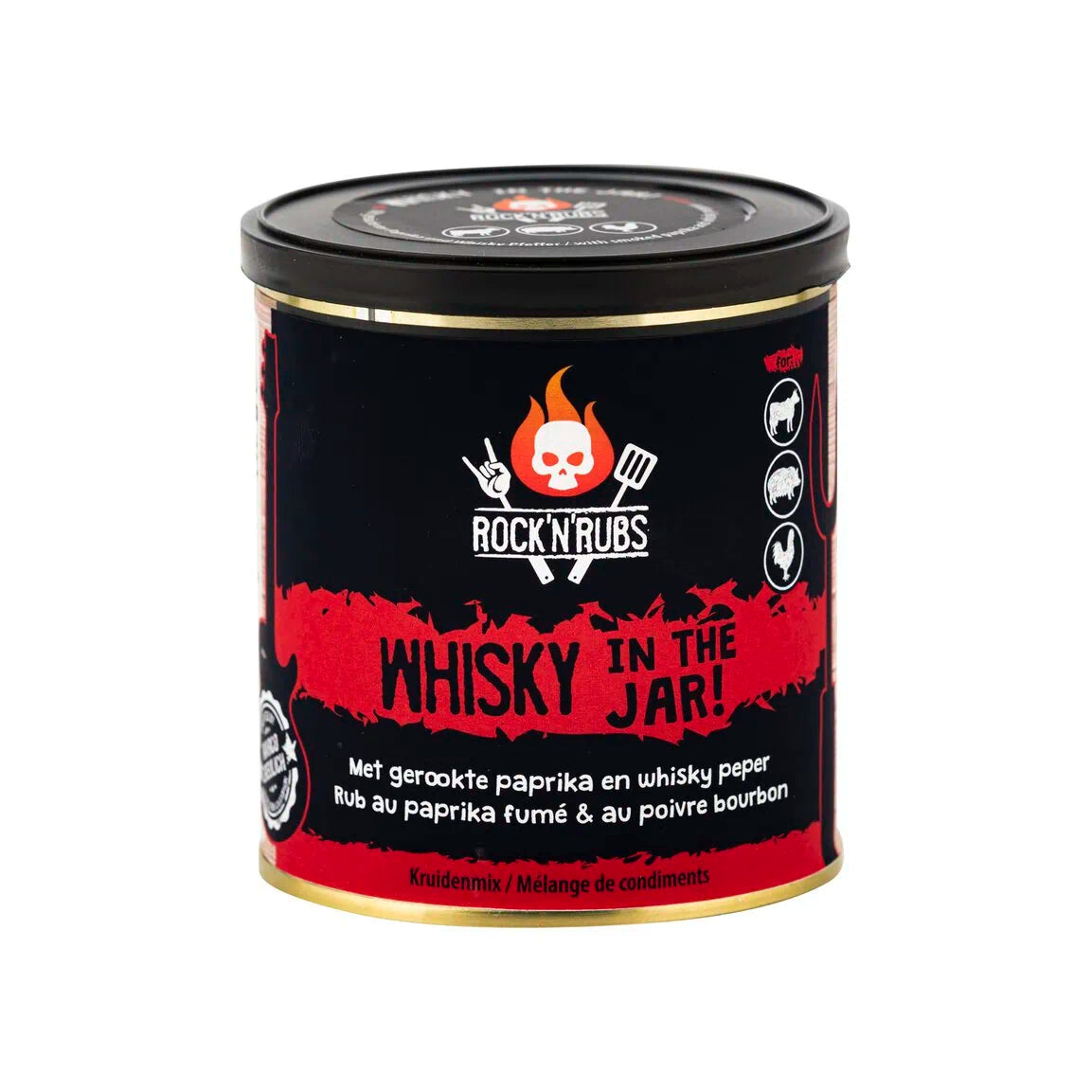 ROCK’N’RUBS Rock ‘n’ Rubs – Whisky in the jar - Met gerookte paprika en whisky peper