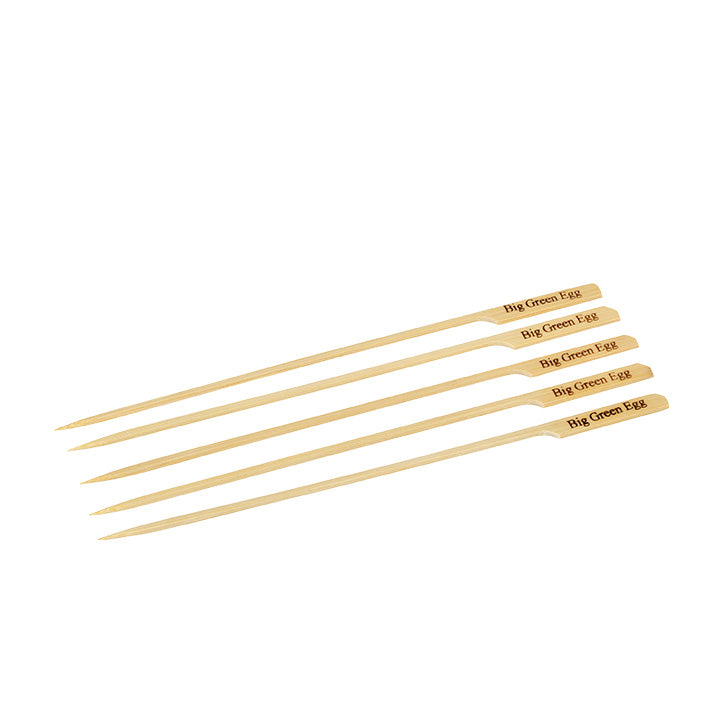 Verpakking met 25 Big Green Egg Bamboo Skewers van 25 cm