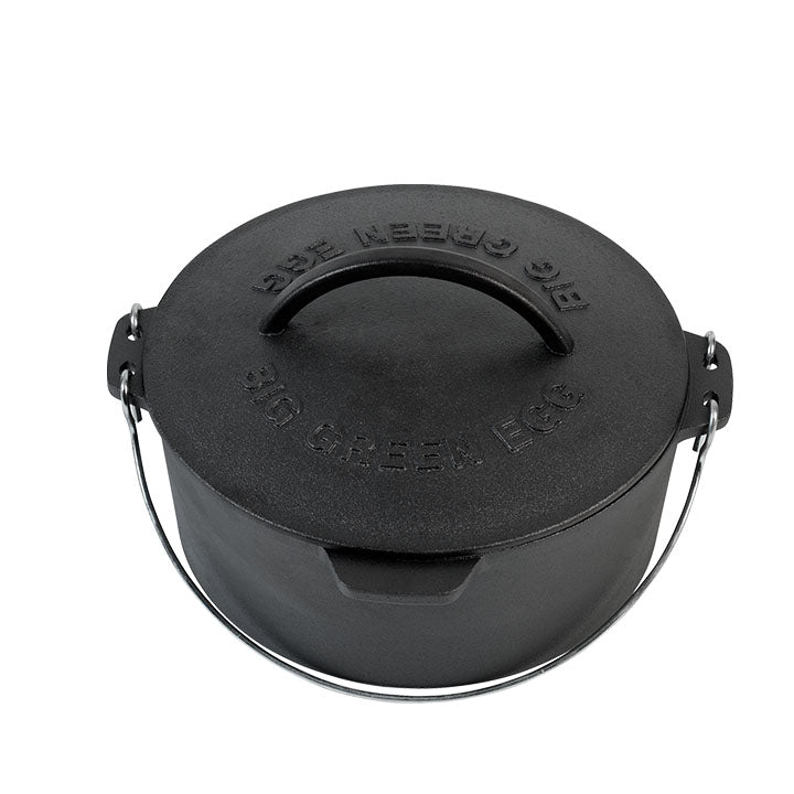 Big Green Egg Cast Iron Dutch Oven van 5,2 liter met deksel
