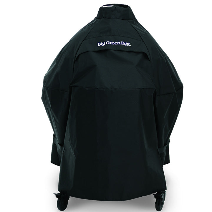 Big Green Egg afdekhoes voor Large en XLarge in een Nest met zijtafels
