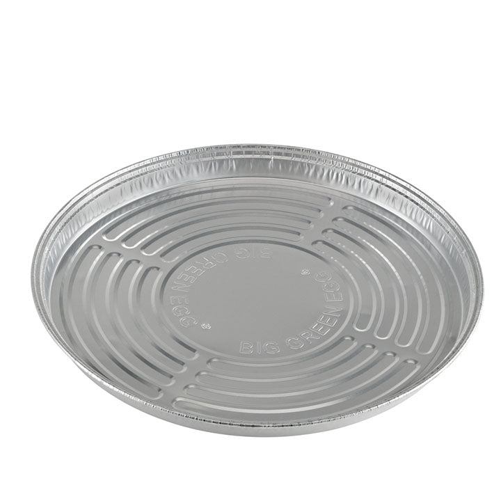 Vijf Big Green Egg aluminium lekbakken voor Medium Small en MiniMax