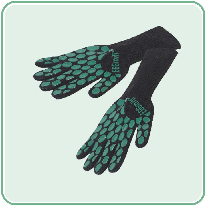 Twee Big Green Egg EGGmitt barbecuehandschoenen – 1+1 gratis