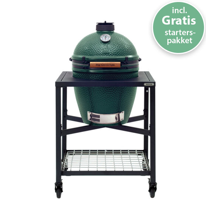 Big Green Egg Large met modulair EGG Frame en gratis starterspakket