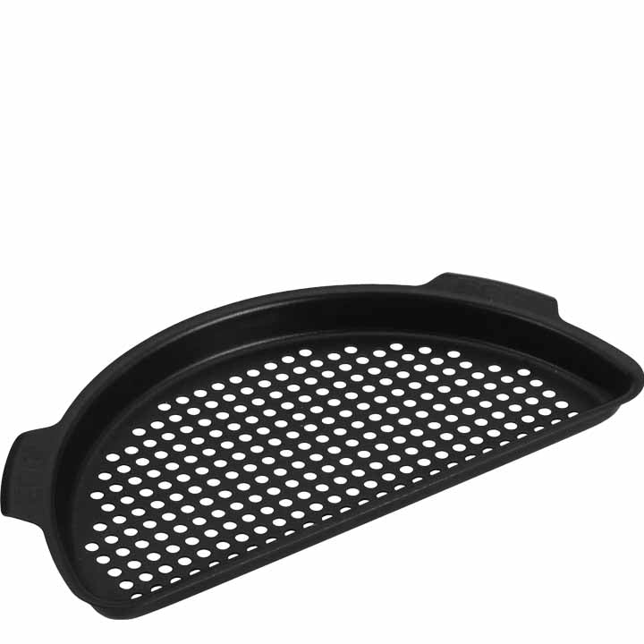 Geperforeerde halve grillplaat voor de Big Green Egg Large