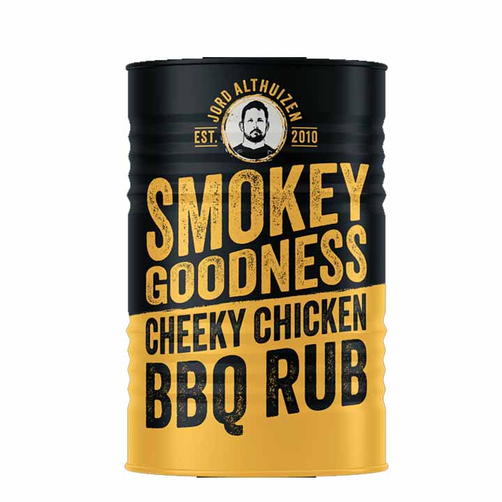 Blik Smokey Goodness Cheeky Chicken BBQ Rub van 250 gram