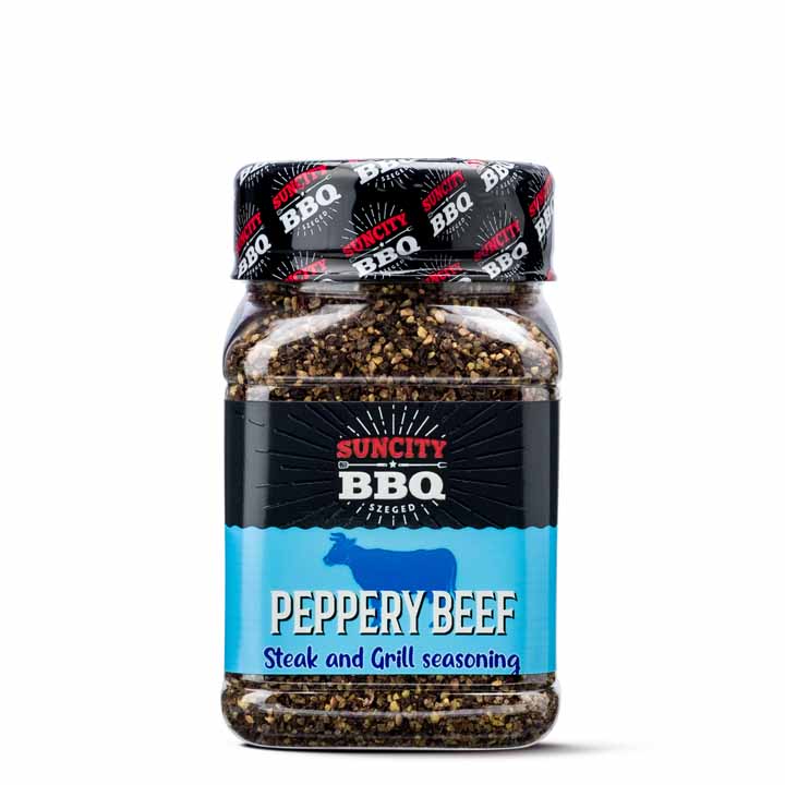Pot SunCity BBQ Peppery Beef Grill Rub van 280 gram