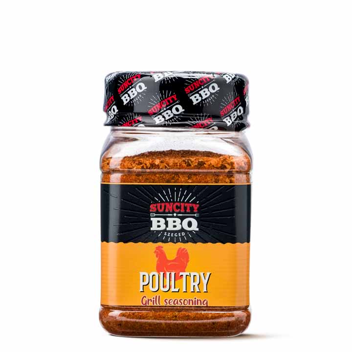 Pot SunCity BBQ Poultry Grill Rub van 280 gram