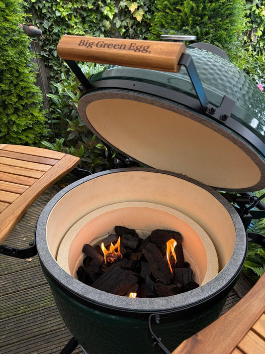 Eerste keer koken op een Big Green Egg