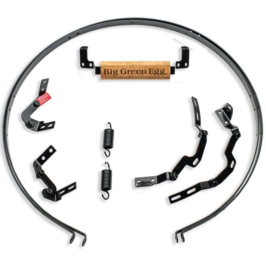 Scharnier, band en handvat (spring assisted band) Big Green Egg Medium