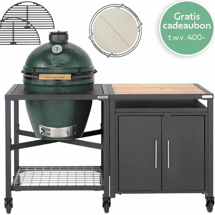 Big Green Egg Large + Modulair Outdoor Kitchen 2