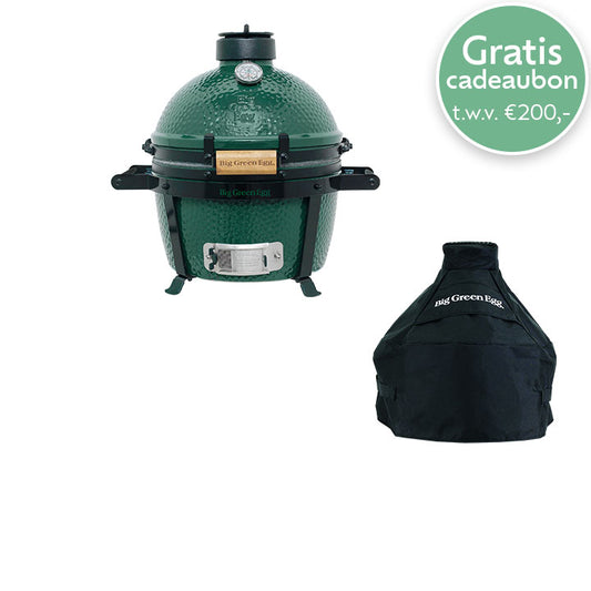 Big Green Egg MiniMax + Cover