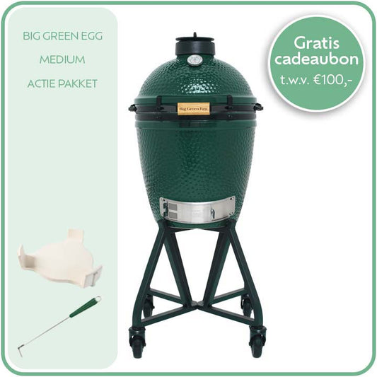 Big Green Egg Medium + Actie Pakket 1
