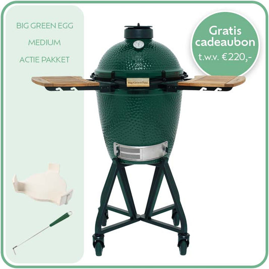 Big Green Egg Medium + Actie Pakket 2