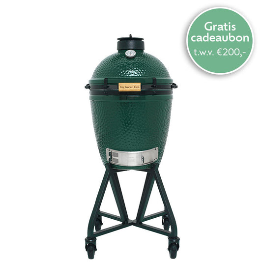 Big Green Egg Medium + IntEGGrated Nest + Handler