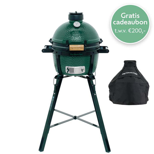 Big Green Egg MiniMax + Portable Nest + Cover