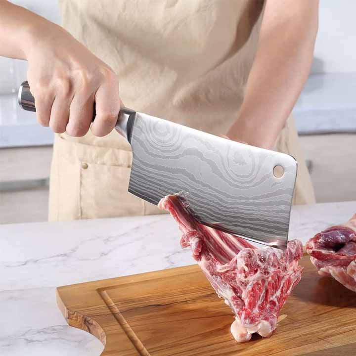 PAUDIN N11 Professioneel RVS Chinees Koksmes 18 cm