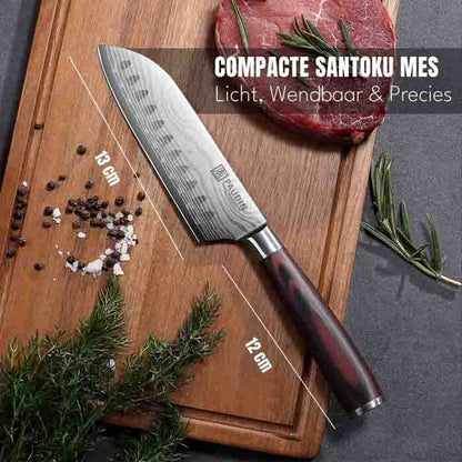 PAUDIN N16 Santoku Mes – Universal (13 cm)