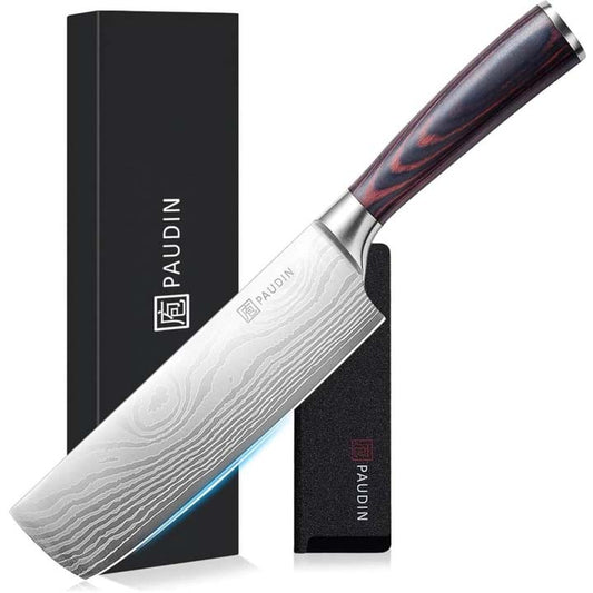 PAUDIN N6 Professioneel RVS Japans Nakiri Mes 17,5 cm