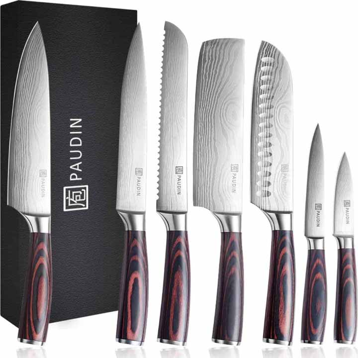 PAUDIN NS7 Professionele Messenset met Japans Design