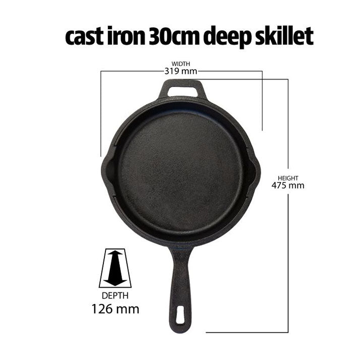 Pit Boss 6-delige gietijzeren starterset