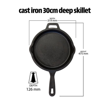 Pit Boss 6-delige gietijzeren starterset