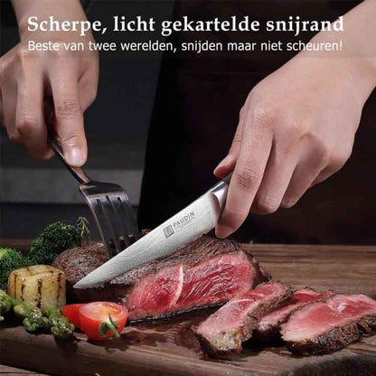 PAUDIN S3 Professionele Steakmessen Set van 6