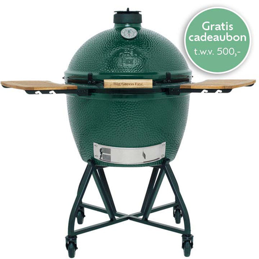 Big Green Egg XLarge + IntEGGrated Nest+Handler + Zijplankjes