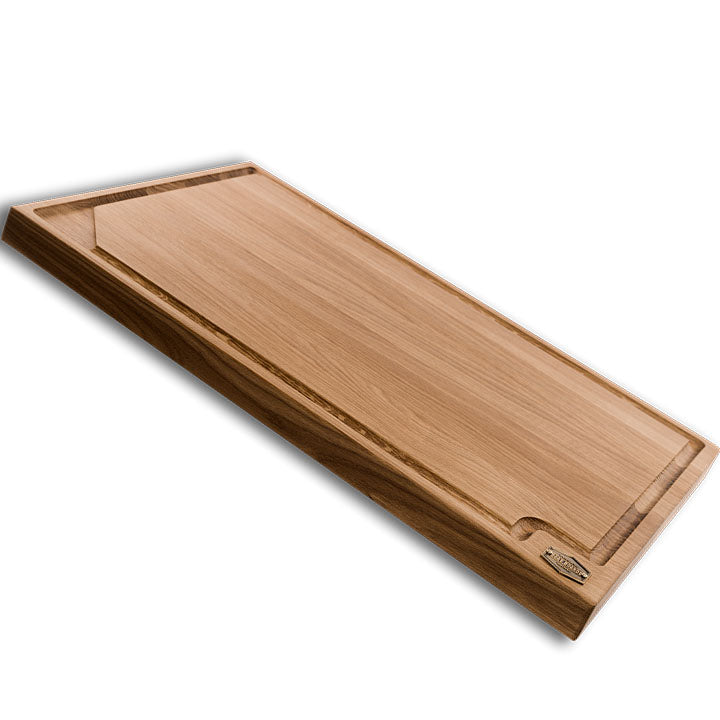 Extra grote BAAS BOARD eikenhouten snijplank van 65 x 40 x 4 cm