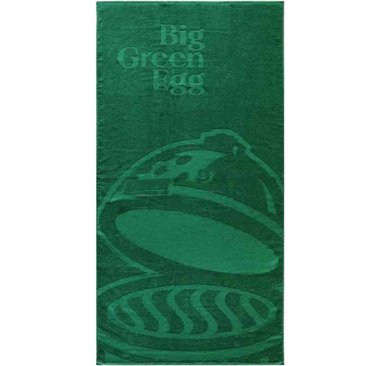 Donkergroen Big Green Egg badlaken van 100 x 200 cm