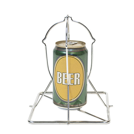 Big Green Egg Beer Can Chicken Roaster van metaaldraad voor het rechtop bereiden van kip