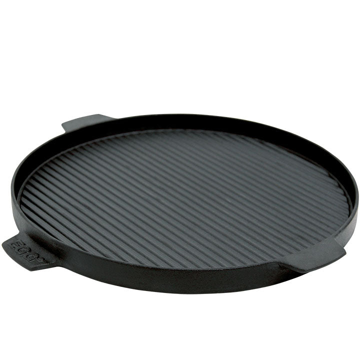 Dubbelzijdige Big Green Egg Cast Iron Plancha Small