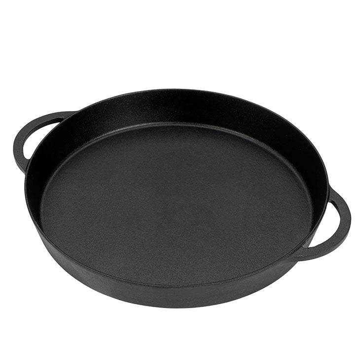 Big Green Egg Cast Iron Skillet Large van 36 cm met twee handgrepen