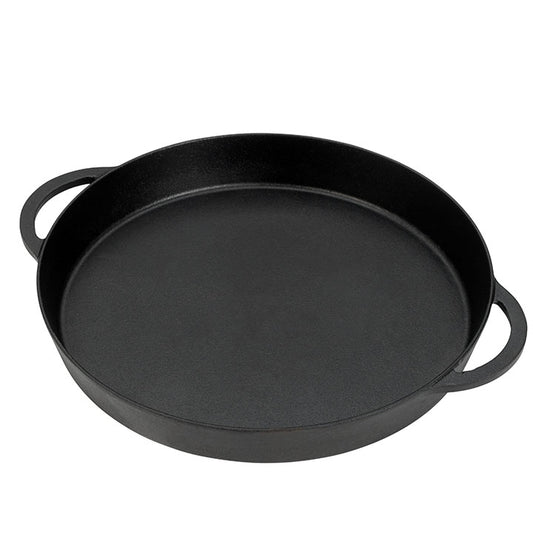 Big Green Egg Cast Iron Skillet Large van 36 cm met twee handgrepen