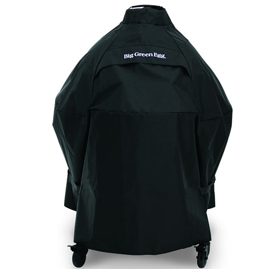 Big Green Egg afdekhoes voor Large en XLarge in een Nest met zijtafels