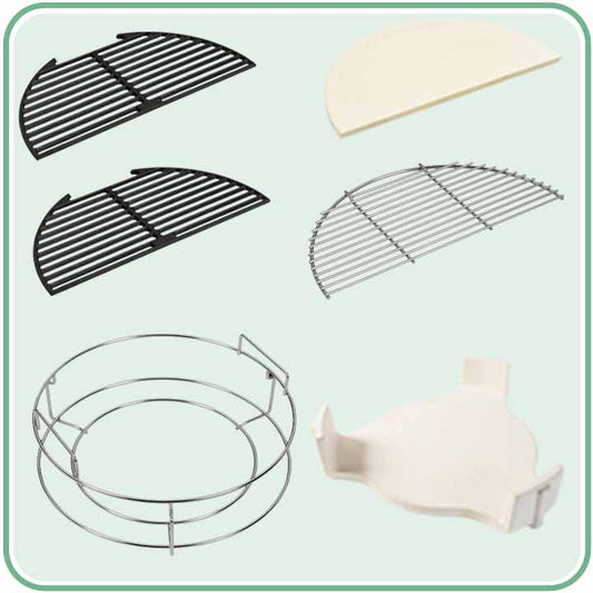 Big Green Egg EGG-Master Package Large 2 Plus met convEGGtor Basket en halve roosters
