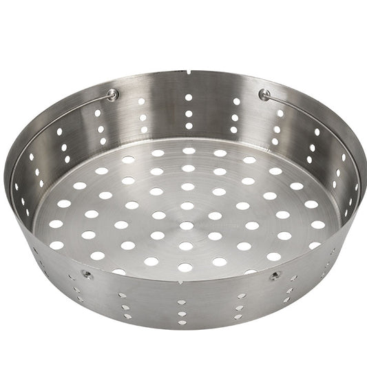 RVS Big Green Egg Fire Bowl met handgrepen voor de XLarge