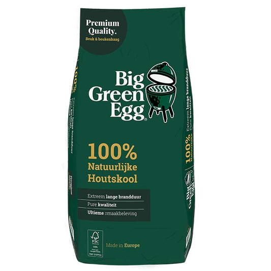 Zak Big Green Egg 100% natuurlijke houtskool van 9 kg