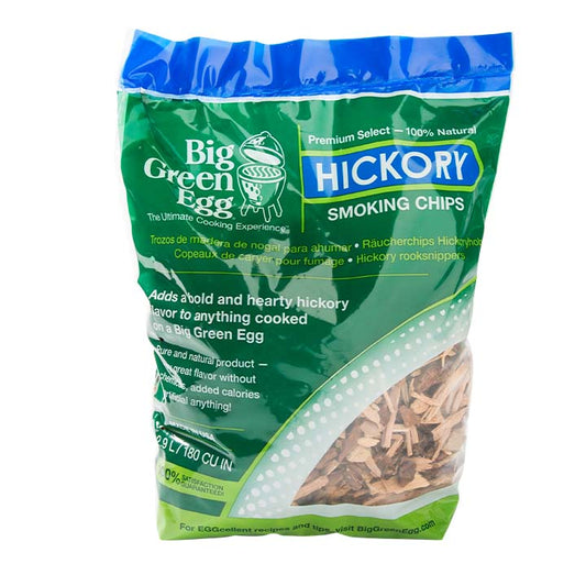 Zak Big Green Egg Hickory houtsnippers van 2,9 liter