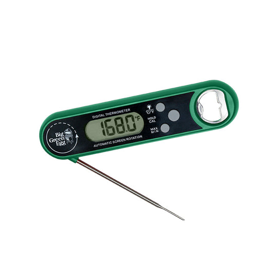 Big Green Egg Instant Read Thermometer met inklapbare meetpen en flesopener