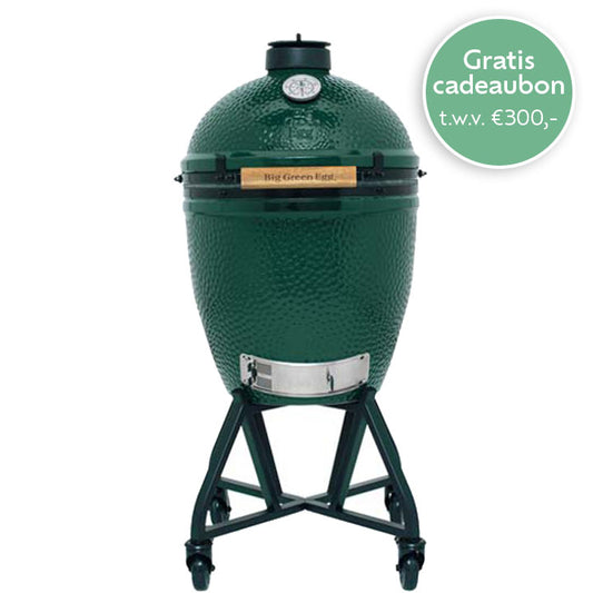 Big Green Egg Large met intEGGrated Nest+Handler op vier zwenkwielen