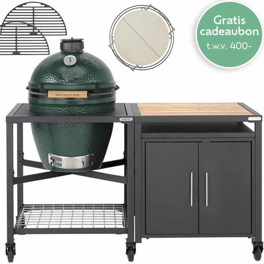 Big Green Egg Large Modular Outdoor Kitchen 2 met EGG Frame en Expansion Cabinet
