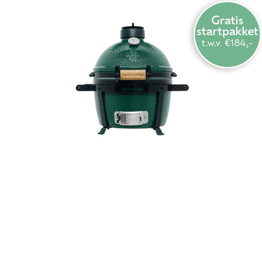 Big Green Egg MiniMax compacte keramische kamado met EGG Carrier